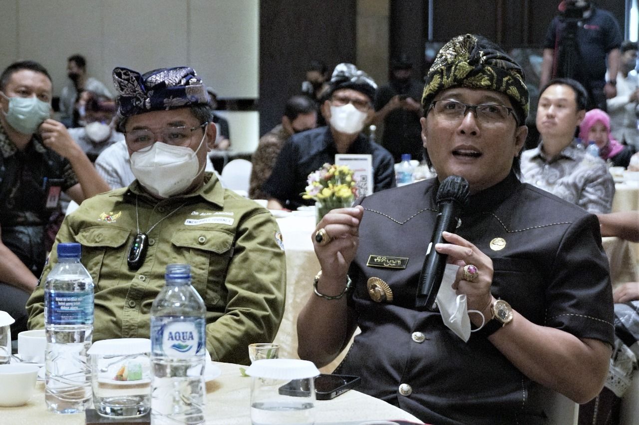 podiumnews.com-Bupati Badung Hadiri Launching Aplikasi Borneopedia